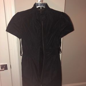 BCBG Black Zip Up Fitted dress